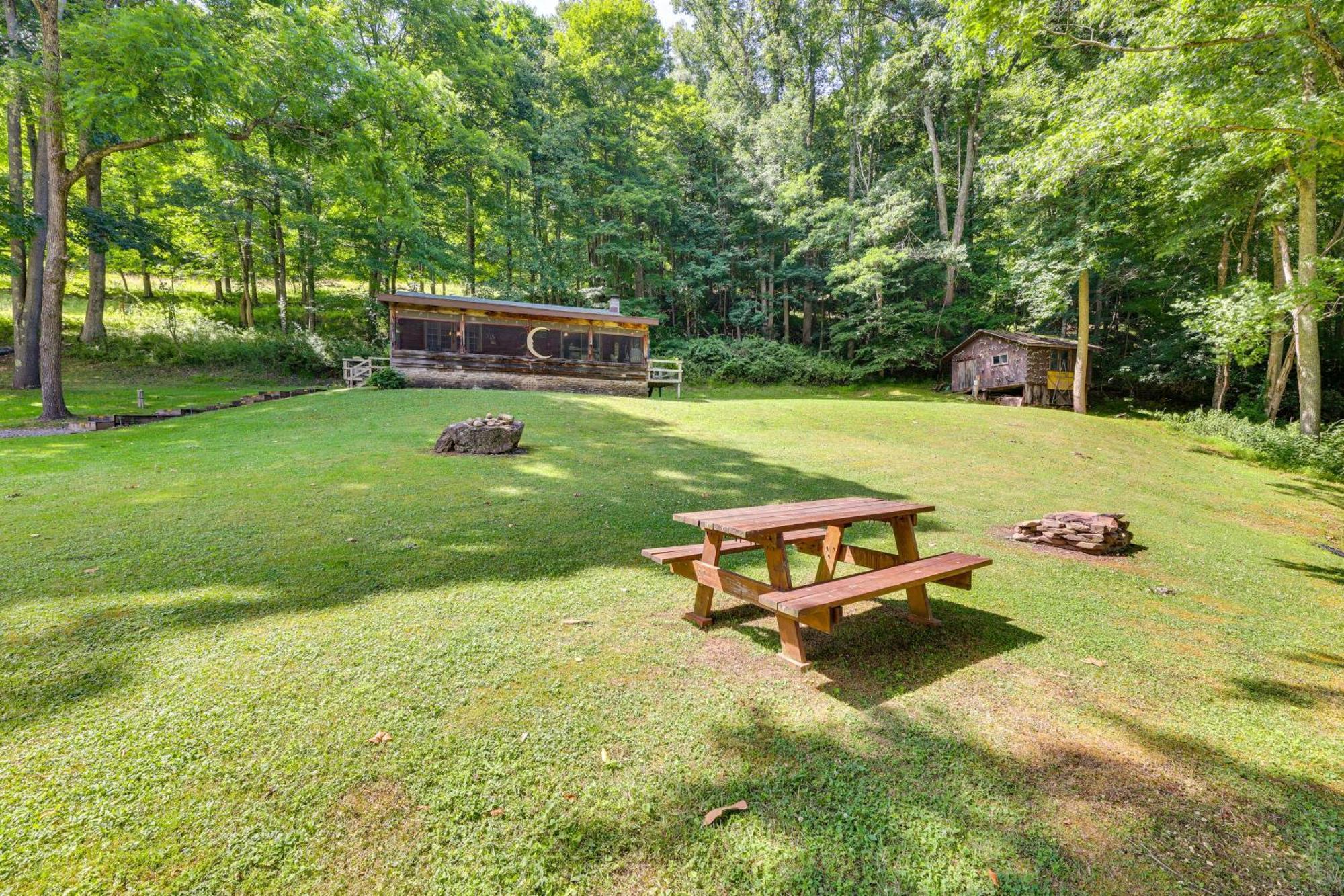Charming Parsons Cabin With Grill On The Cheat River Bagian luar foto